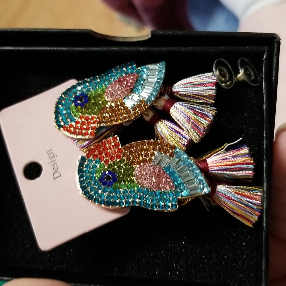 Parrot earrings